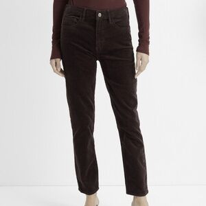 Club Monaco Women’s Pants Corduroy Chocolate Brown 100% cotton Straight leg 30